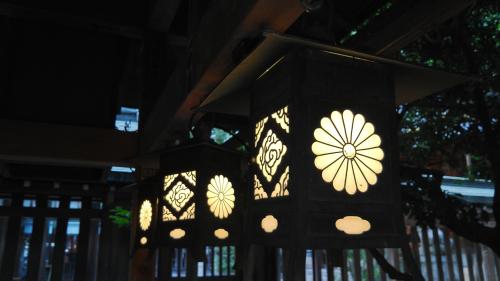 0122川越氷川神社の素敵な灯り
