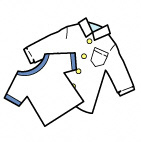 イラスト：衣類