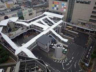 写真:2021年の川越駅東口駅前広場