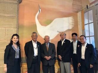 写真:川越市長団によるオータン市訪問