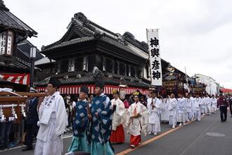 写真：川越氷川祭の山車行事1