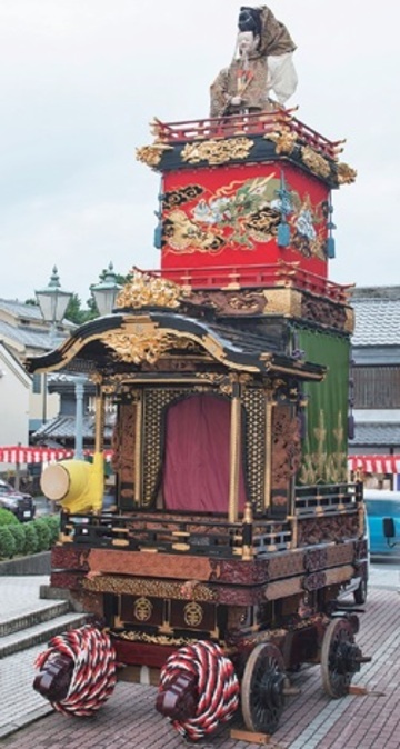 写真:川越氷川祭 翁の山車