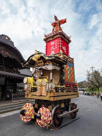 写真:川越氷川祭 羅陵王の山車