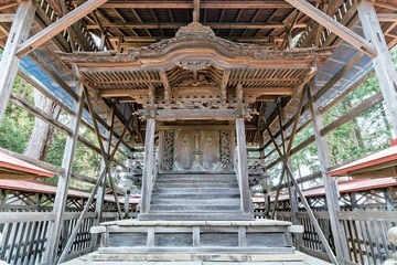 写真:鴨田八幡神社本殿 外観