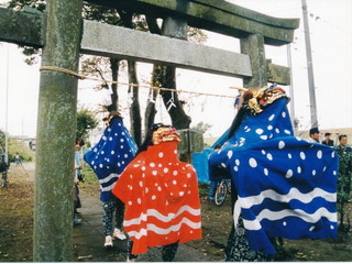 写真：上寺山の獅子舞1