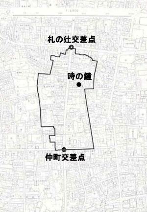 地図:保存地区