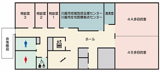 イラスト:4階平面図
