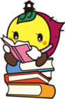 イラスト:本を読んでいるときも