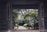 写真：中院山門