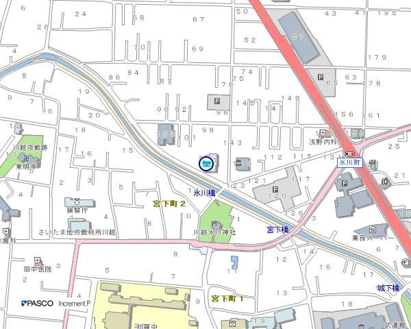 イラスト：北公民館の地図