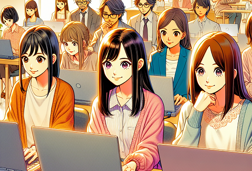 イラスト：PC検定対策セミナーのイメージ