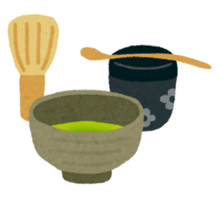 イラスト：茶道の道具
