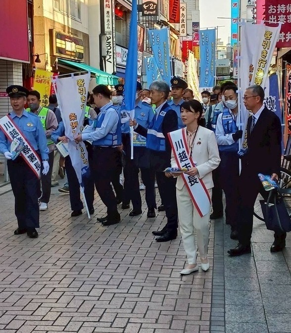 写真：客引き防止キャンペーン