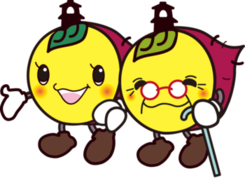 ときもが介助しているイラスト