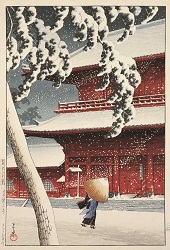《芝増上寺 東京二十景》大正14年(1925)