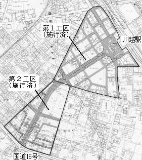 川越駅西口周辺図